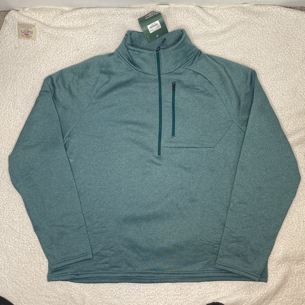 NWT L.L. Bean Slightly Fitted Mountain Fleece 1/2 Zip Pullover: Size Extra Large